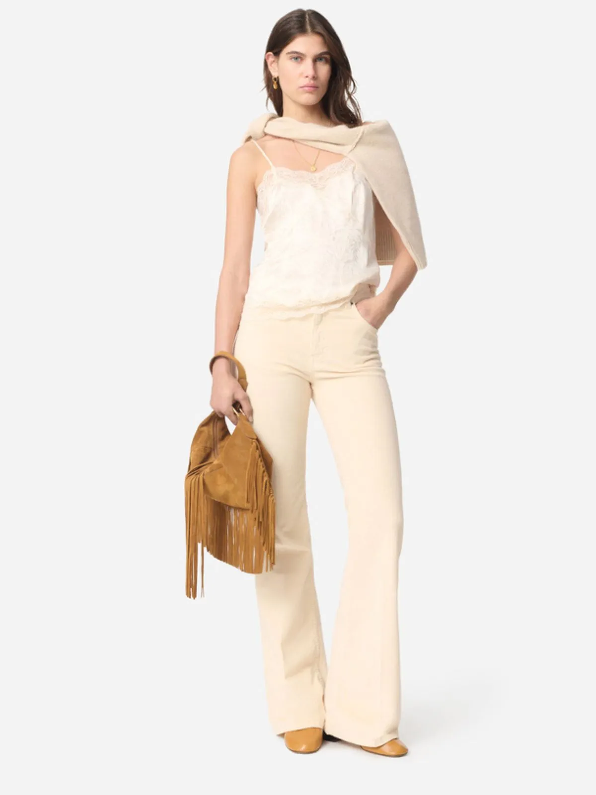 Glycine Lace Camisole - Ecru sold by iris product image thumbnail 4