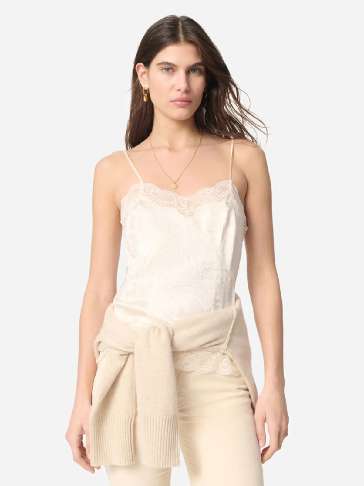 Glycine Lace Camisole - Ecru sold by iris product image thumbnail 2