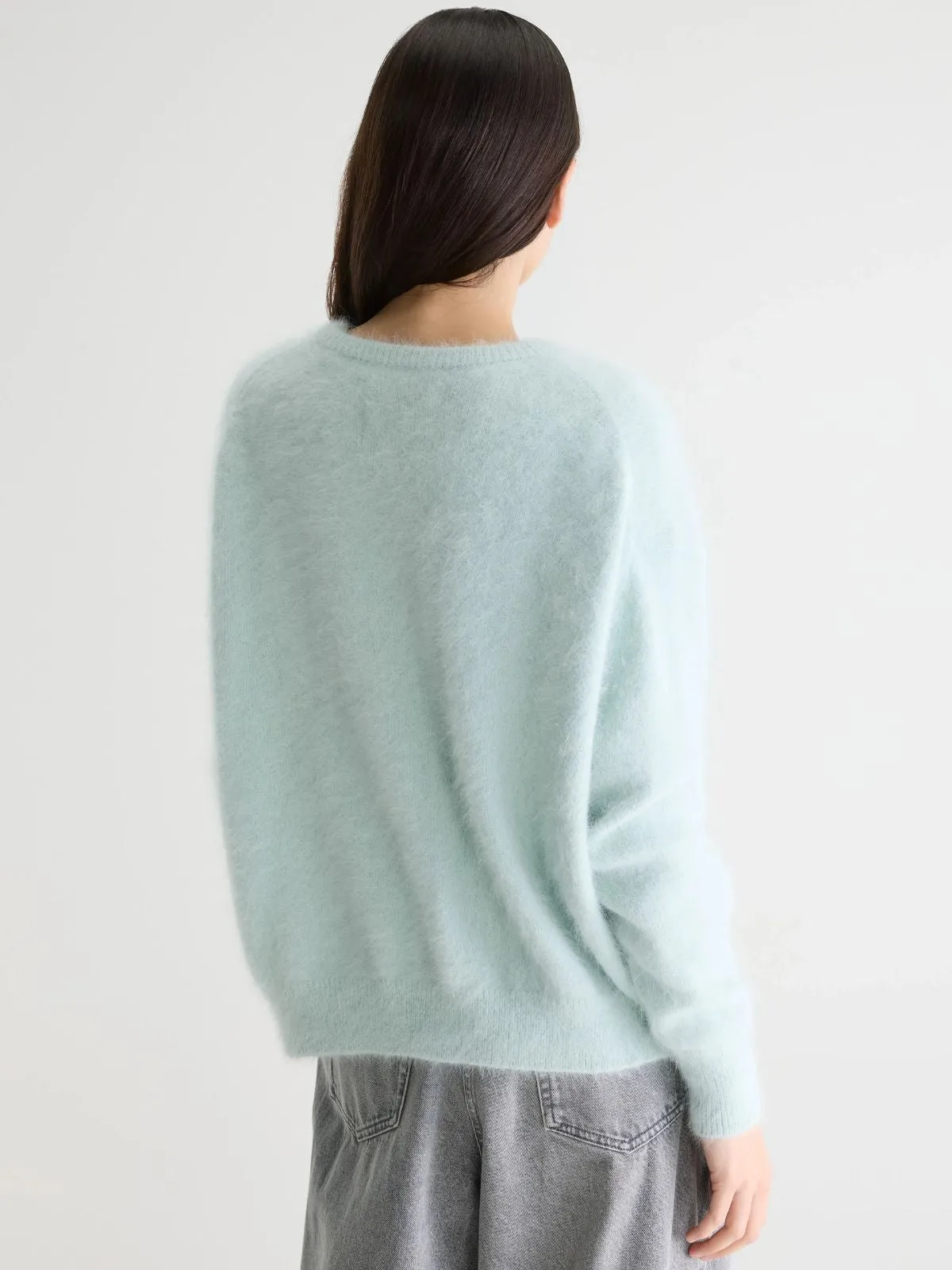 Dathan Angora Blend Cardigan - Ice sold by iris product image thumbnail 3