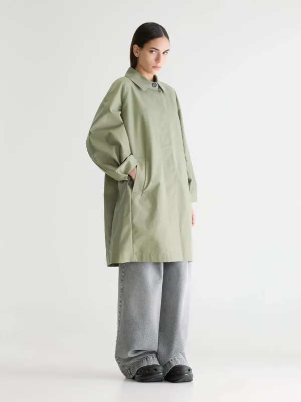 Julie Trench coat - Sage made by Bellerose