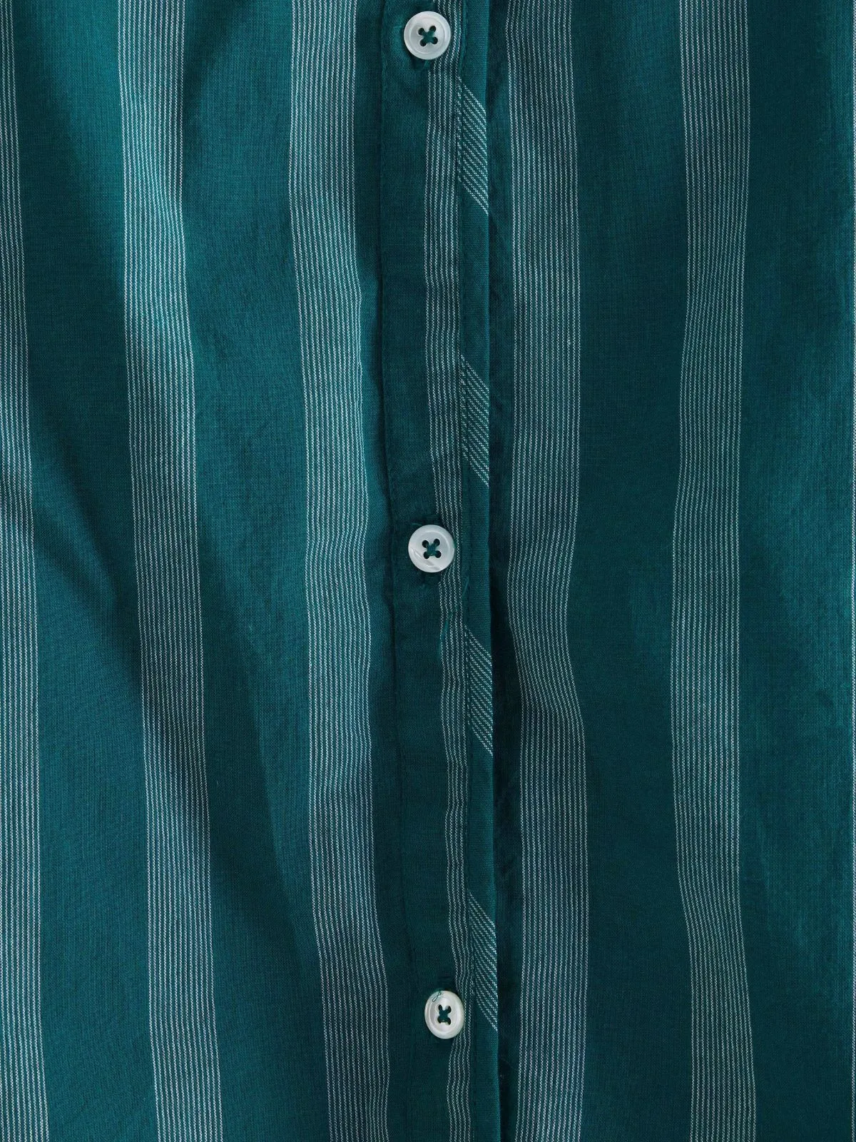 Cherry Sriped Blouse - Teal sold by iris product image thumbnail 5