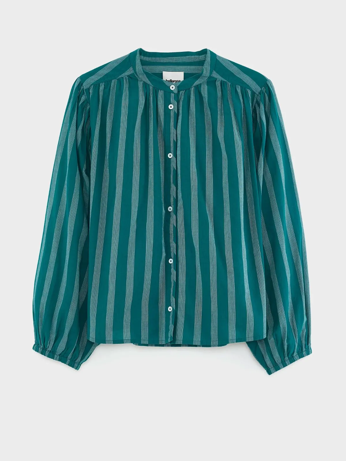 Cherry Sriped Blouse - Teal sold by iris product image thumbnail 2