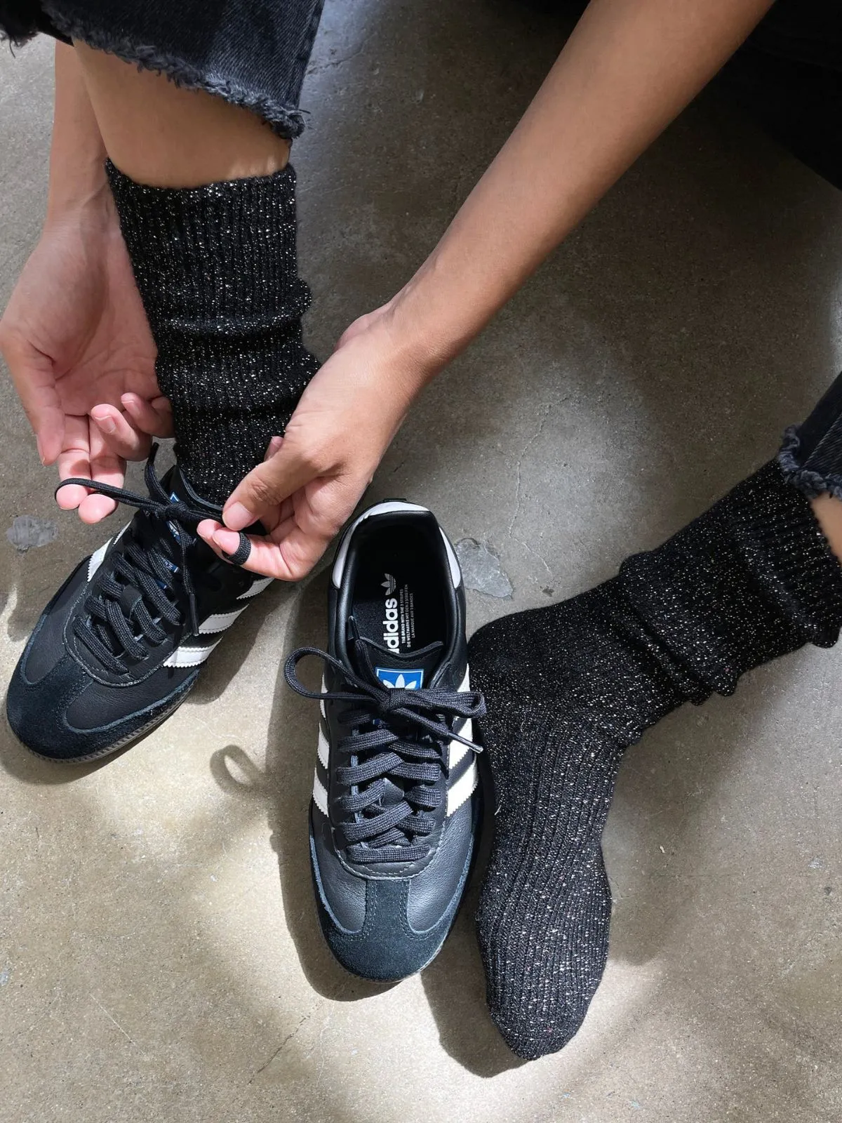 Winter Sparkle Socks - Starry Night sold by iris product image thumbnail 4