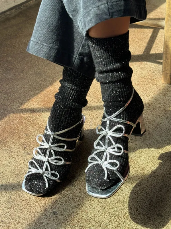 Winter Sparkle Socks - Starry Night sold by iris