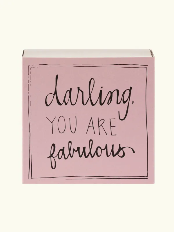 Square Matchbox - You Are Fabulous sold by iris