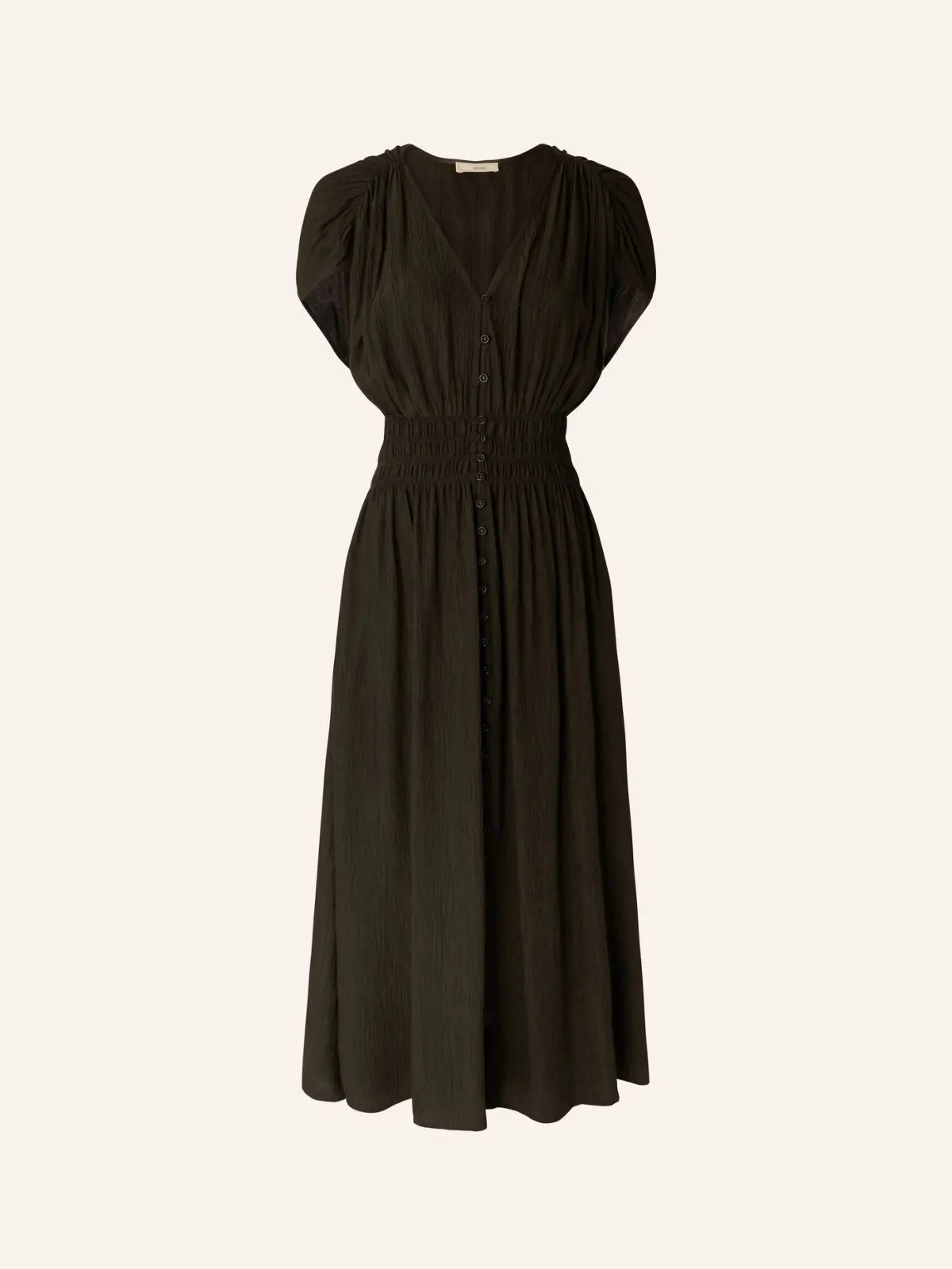 Galiane Smocked Dress - Black sold by iris product image thumbnail 5