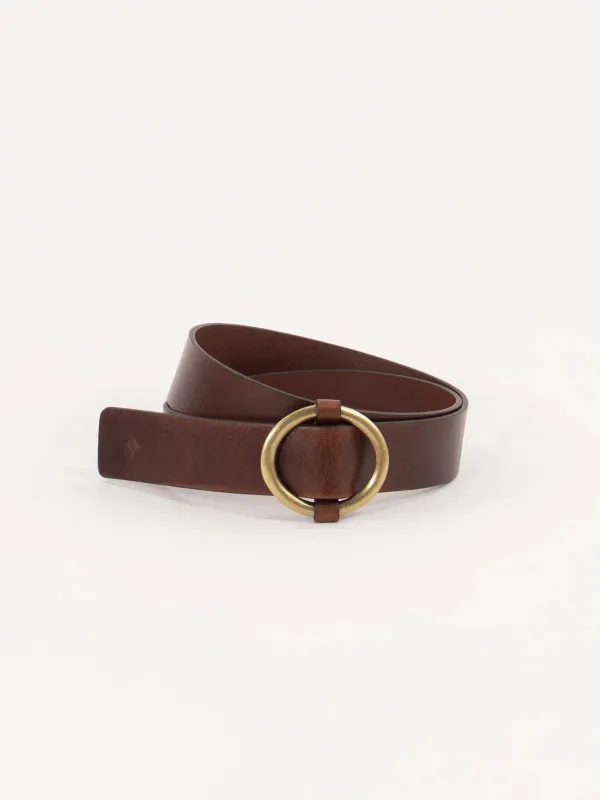 Tisao Buckle Belt - Chestnut sold by iris