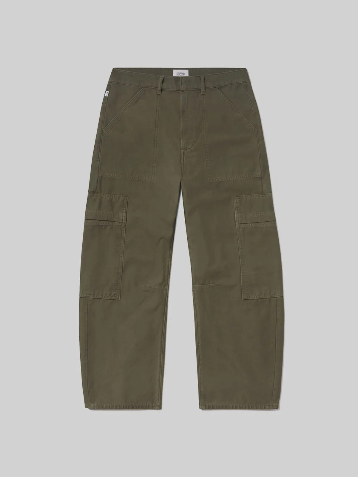 Marcelle Low Slung Cargo Pants - Khaki sold by iris product image thumbnail 3