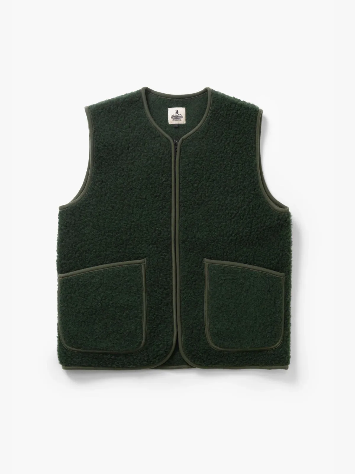 Peptiko Vest Jacket - Dark Green sold by iris