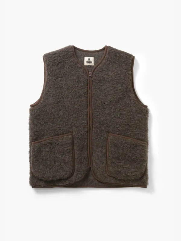 Peptiko Vest Jacket - Chocolate made by Coldbreaker