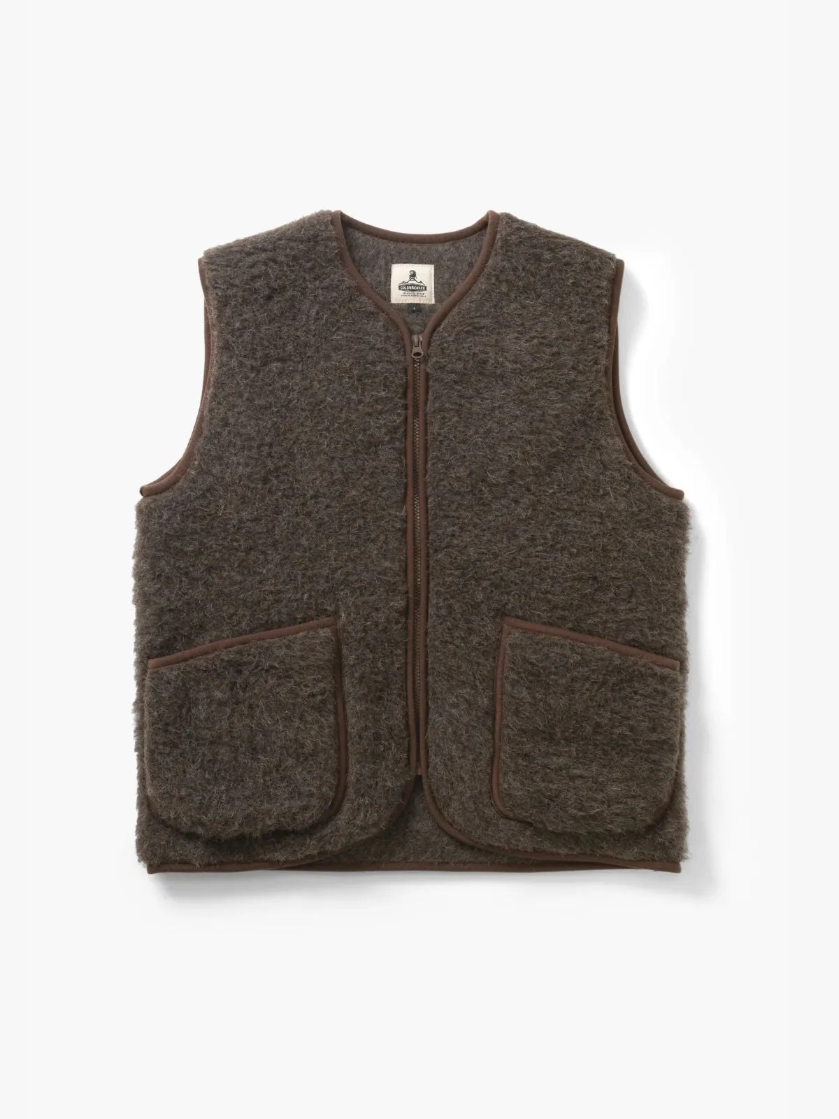 Peptiko Vest Jacket - Chocolate sold by iris