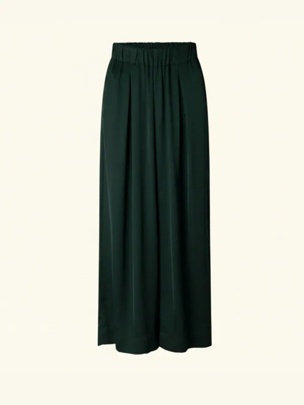 Isla Minima Wide Pants - Smoke Green made by Sessun