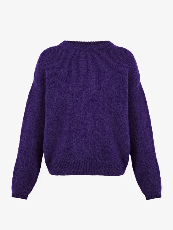 Naomi Mohair-Blend Crew-Neck Jumper made by iris
