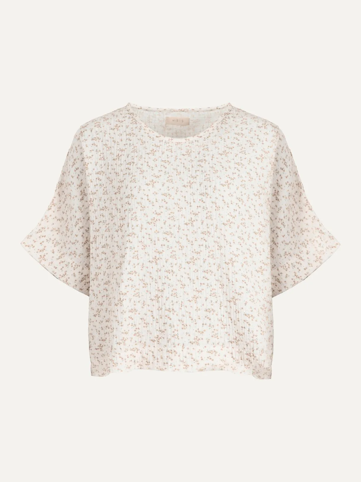 Josie Double Cotton Gauze Top - Ditsy Print sold by iris