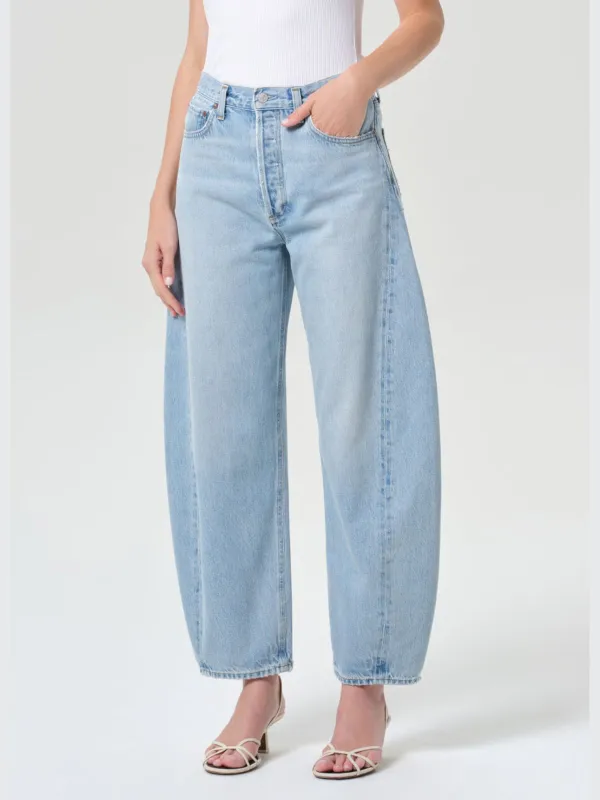 Luna Pieced Taper Jean - Worn Indigo made by Agolde