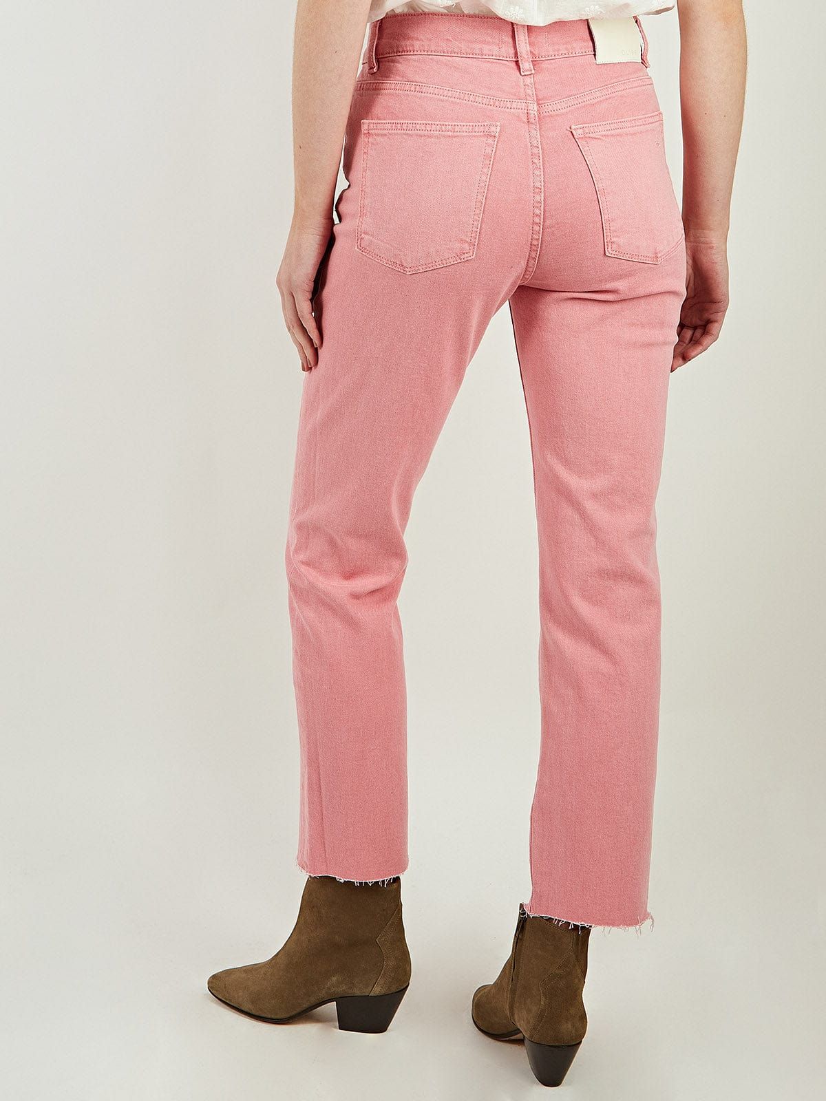 Patti Straight High-Rise Pink Ankle Jeans sold by iris product image thumbnail 3