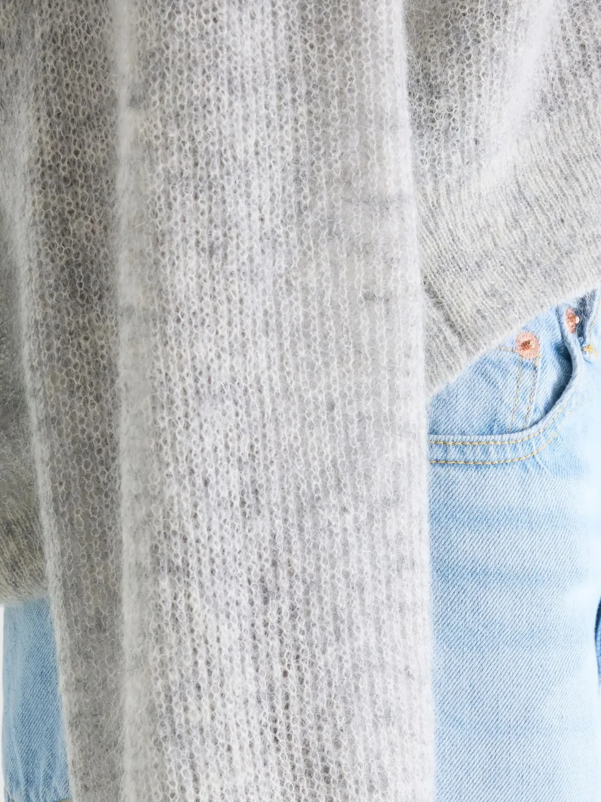 Arco Mohair Sweater - Light Grey sold by iris product image thumbnail 5