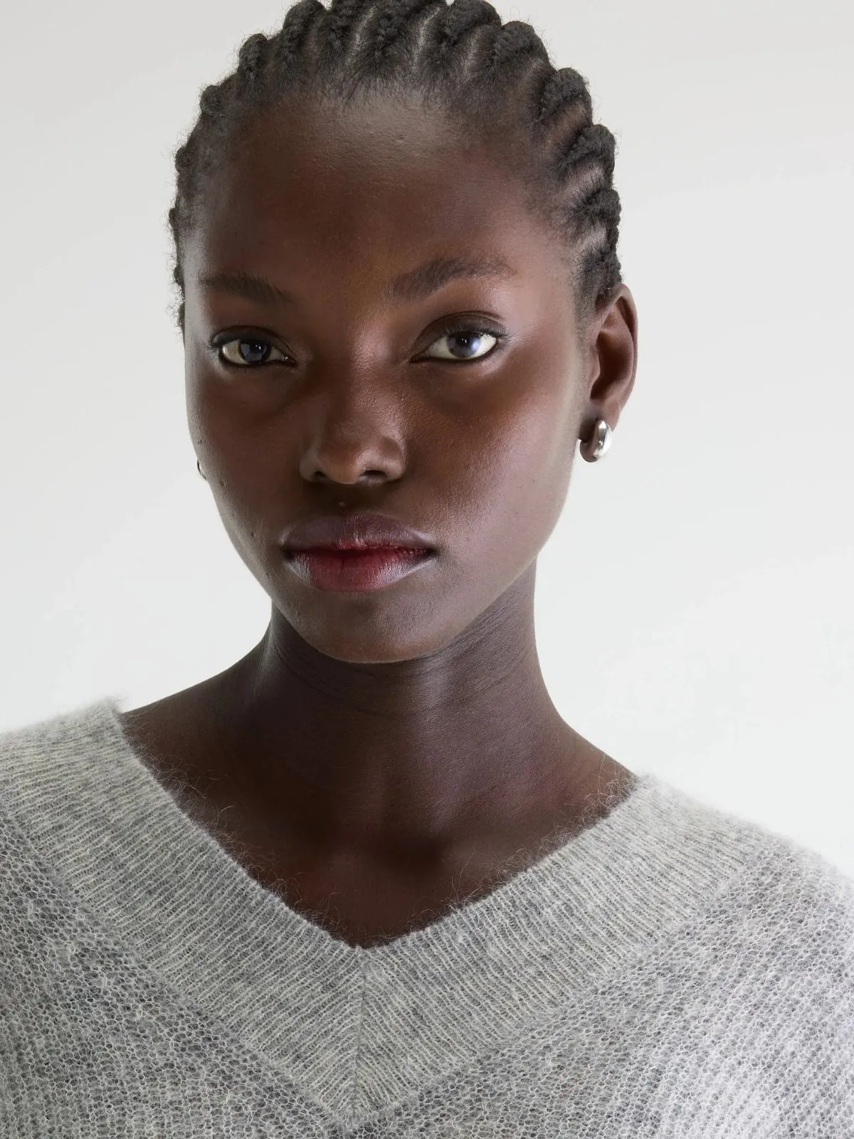 Arco Mohair Sweater - Light Grey sold by iris product image thumbnail 4