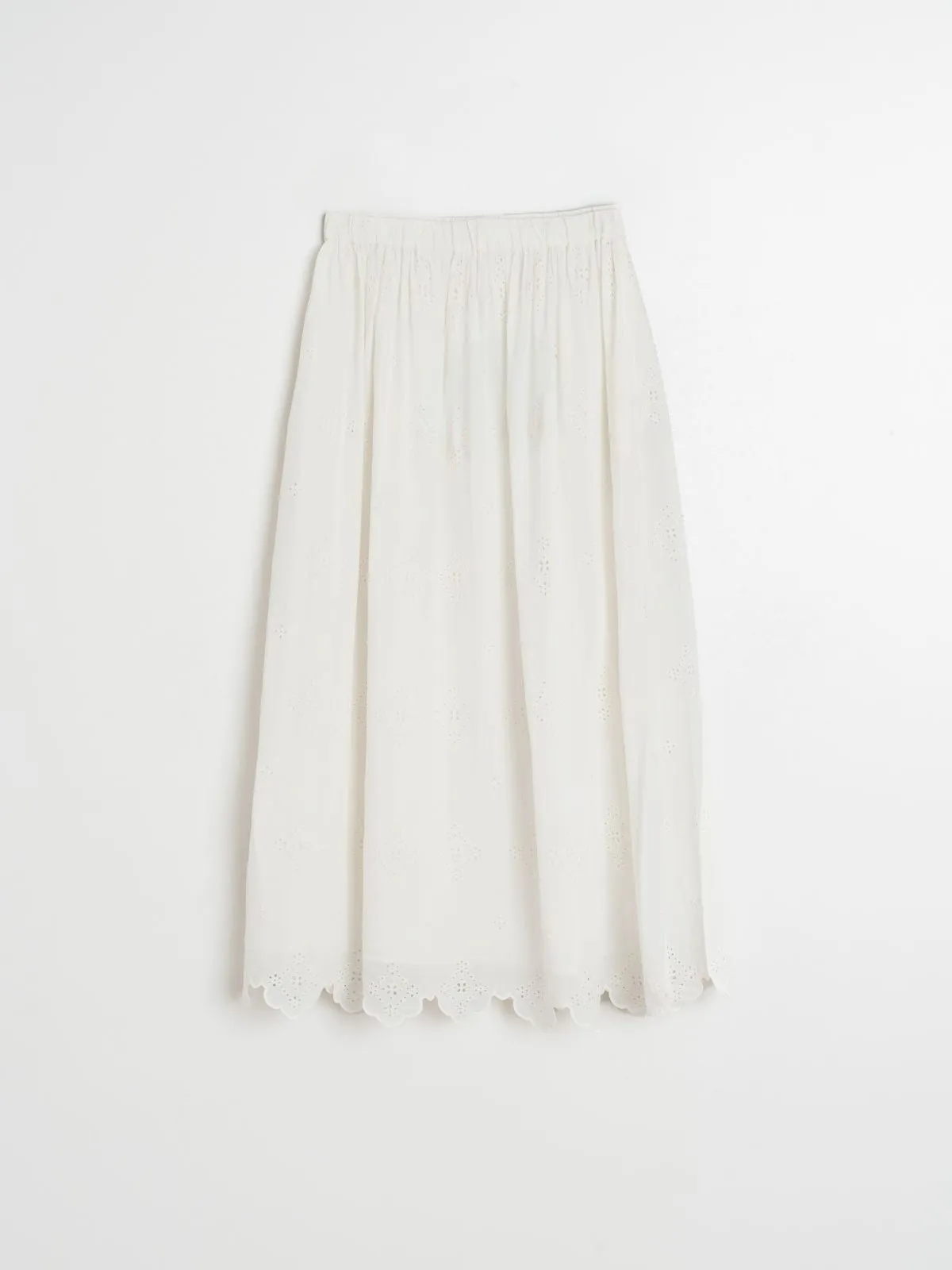 Embroidered Skirt - White sold by iris product image thumbnail 2