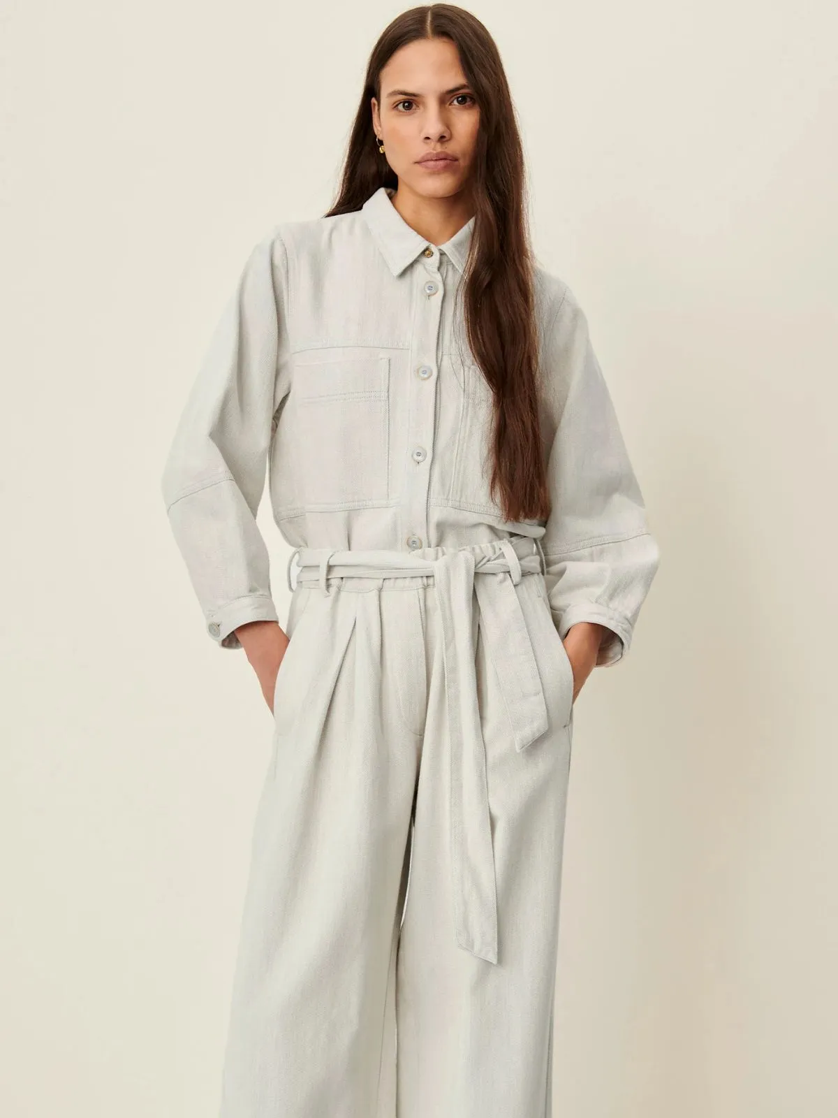 Leone Shacket - Ice sold by iris