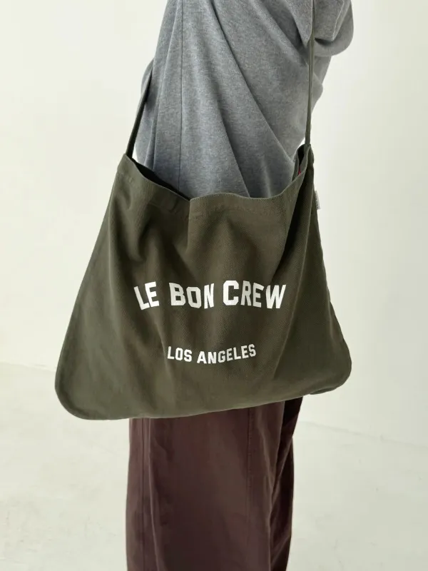 Le Bon Crew Happy Carry Bag - Olive made by Le Bon Shoppe