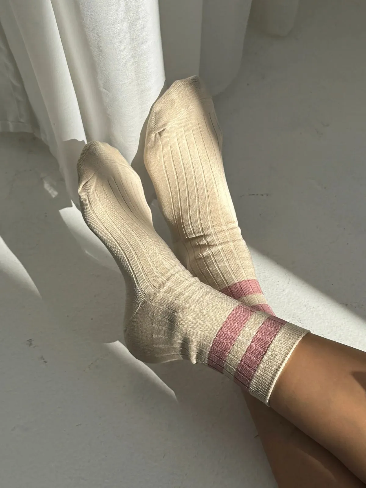Her Varsity Socks - Rose sold by iris product image thumbnail 3