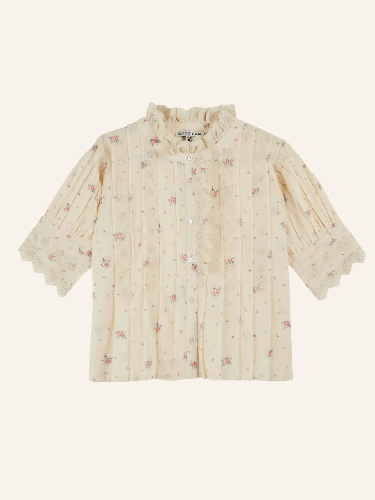 Daphne Floral Blouse - Ecru sold by iris