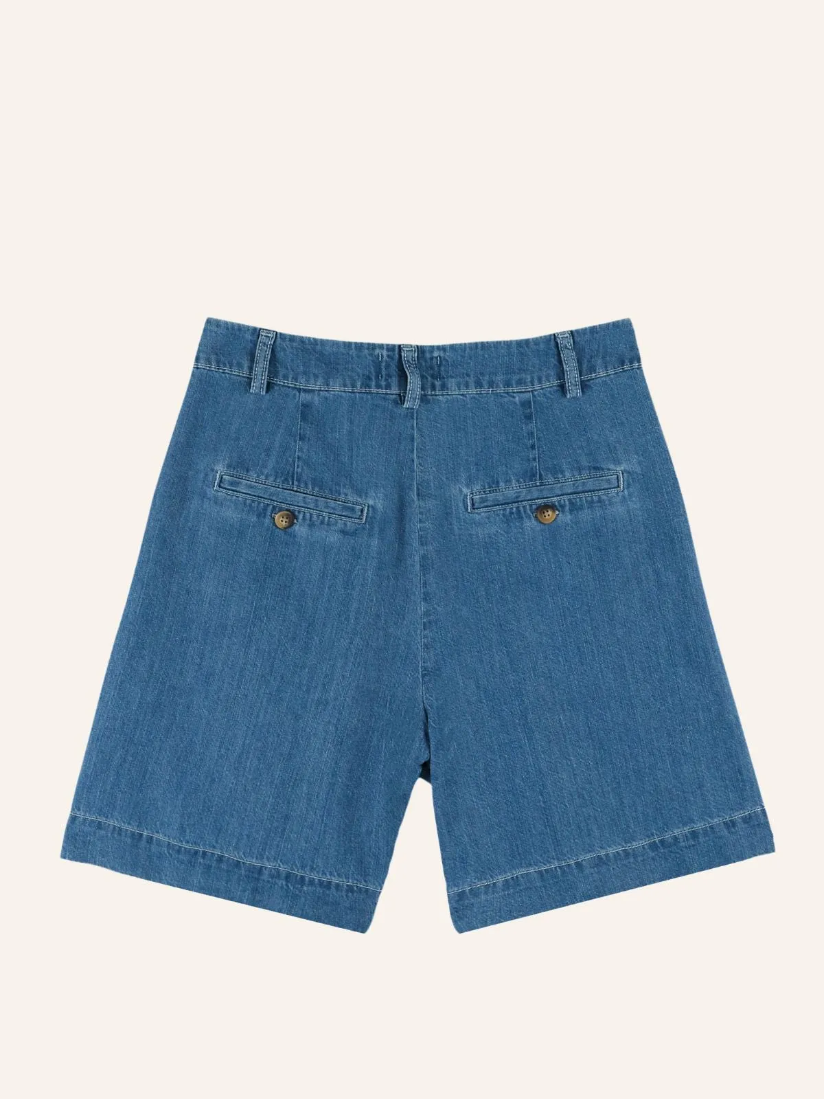 Derek Bermuda Shorts - Bleached Denim sold by iris product image thumbnail 4