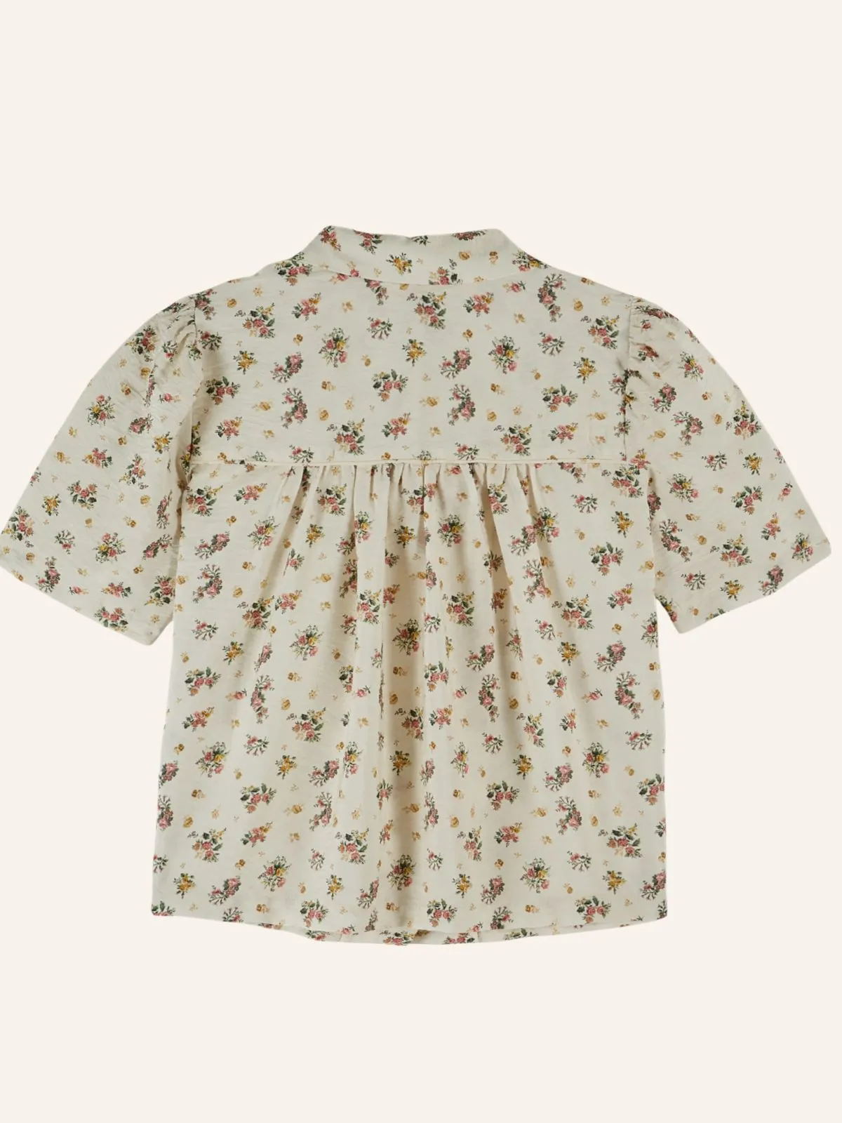 Debora Floral Shirt - Ecru sold by iris product image thumbnail 4