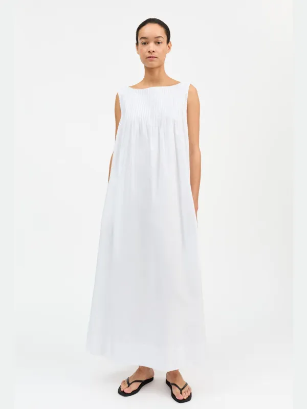 Pavlova Maxi Dress - White made by Skall Studio