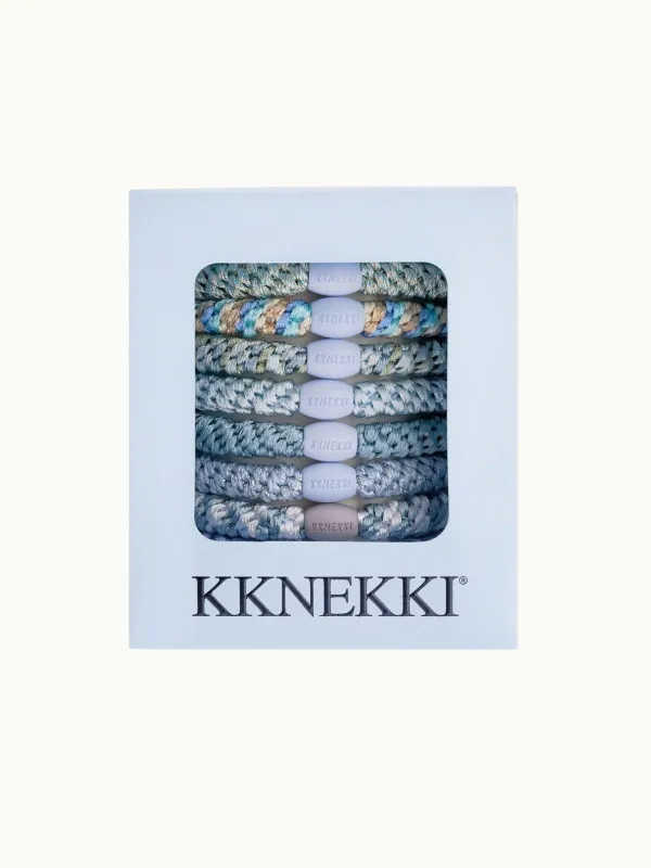 Kknekki Hair Tie Bundle (8 Pack) - Sky Edition made by iris