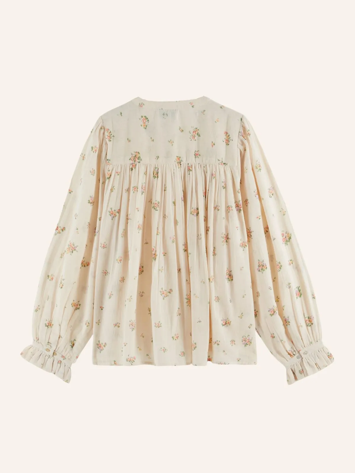 Dounia Print Blouse - Ecru sold by iris product image thumbnail 3