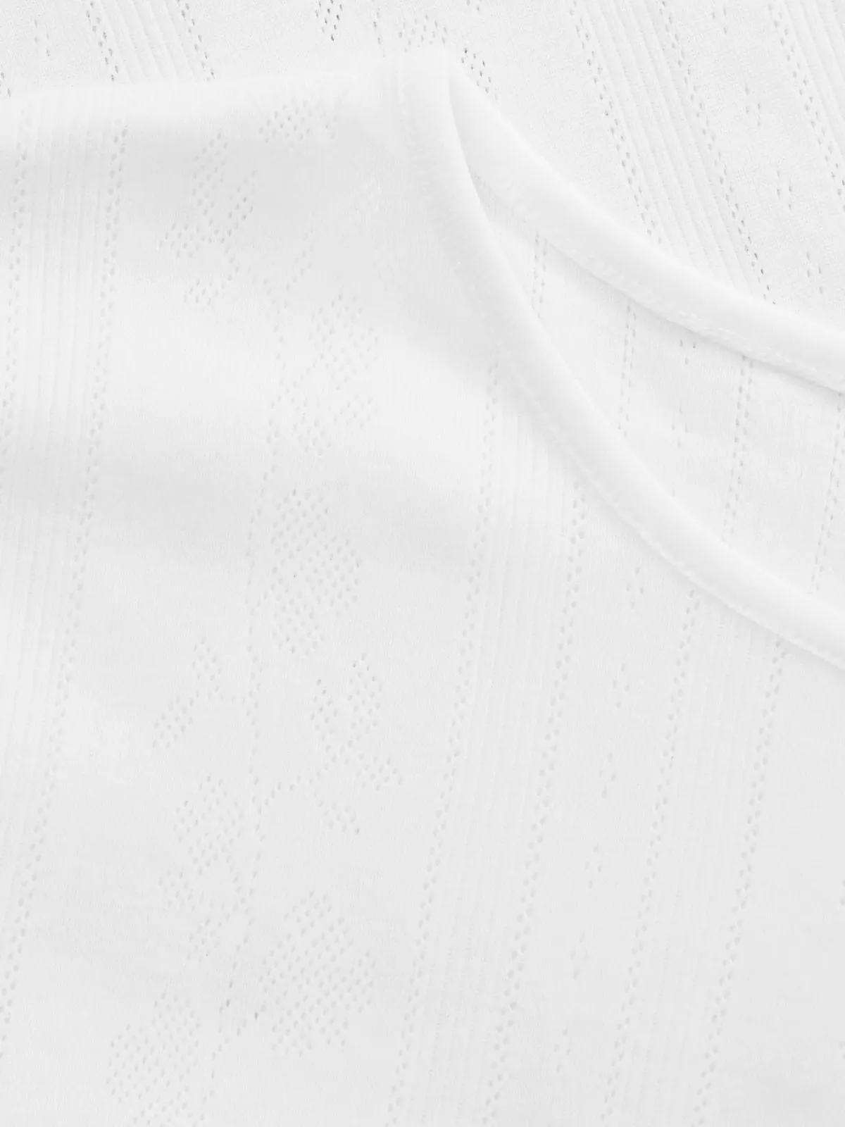 Anna Pointelle T- Shirt - White sold by iris product image thumbnail 4