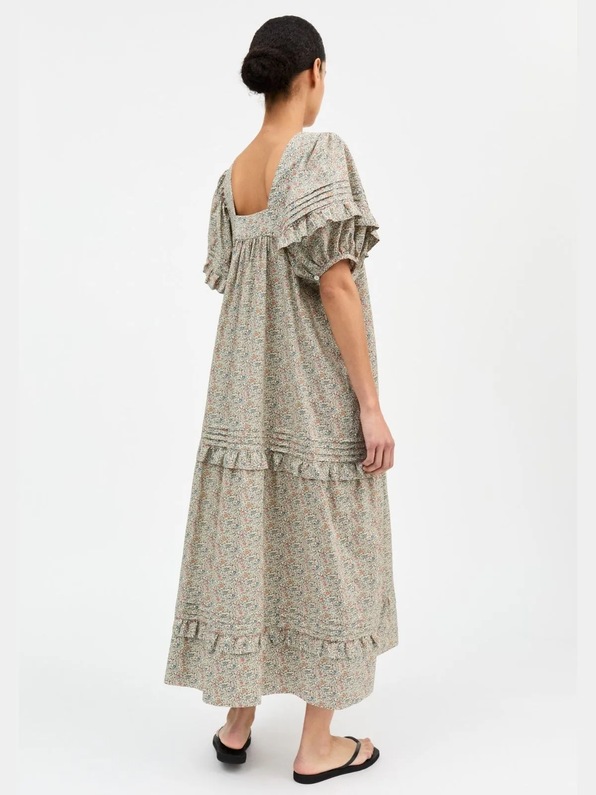 Hope Balloon Sleeve Dress - Flower Print sold by iris product image thumbnail 3