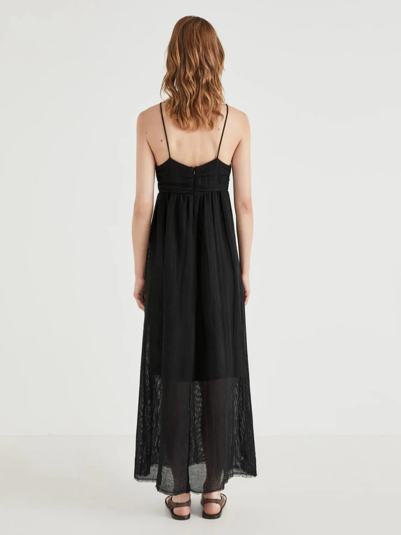 Lena Strap Maxi Dress - Black sold by iris product image thumbnail 4