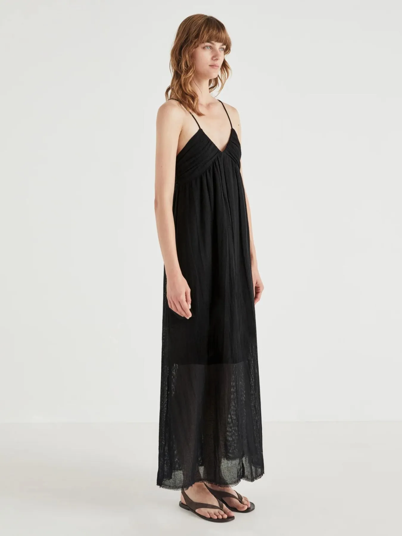 Lena Strap Maxi Dress - Black sold by iris product image thumbnail 3