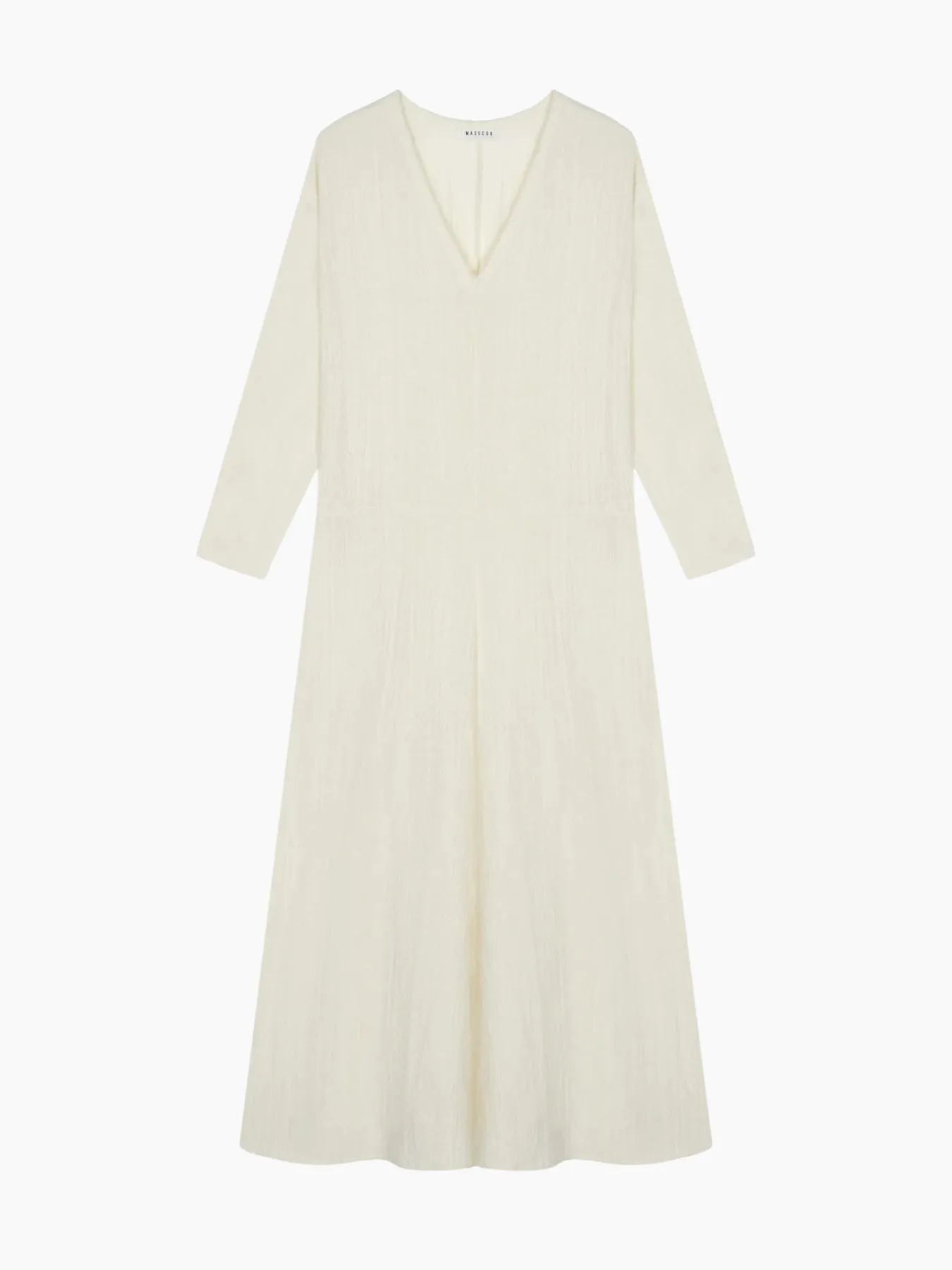 Arbor V-Neck Long Dress - Alabaster sold by iris product image thumbnail 5