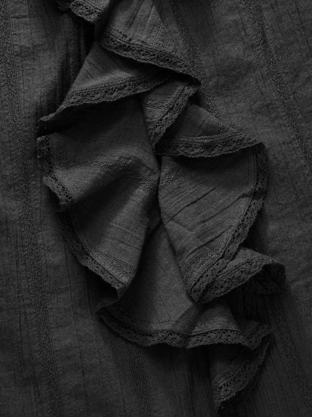 Clea Ruffle Blouse - Black sold by iris product image thumbnail 5