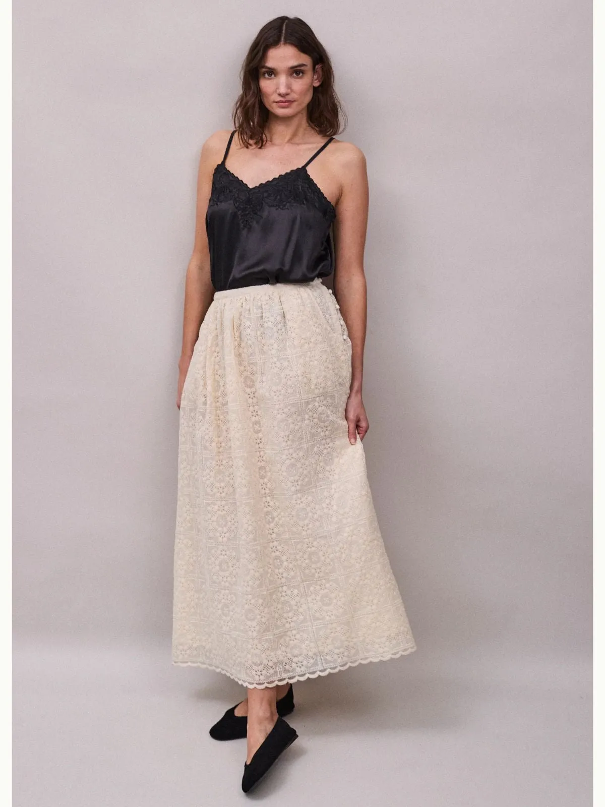 Cynthia Satin Camisole - Black sold by iris product image thumbnail 4