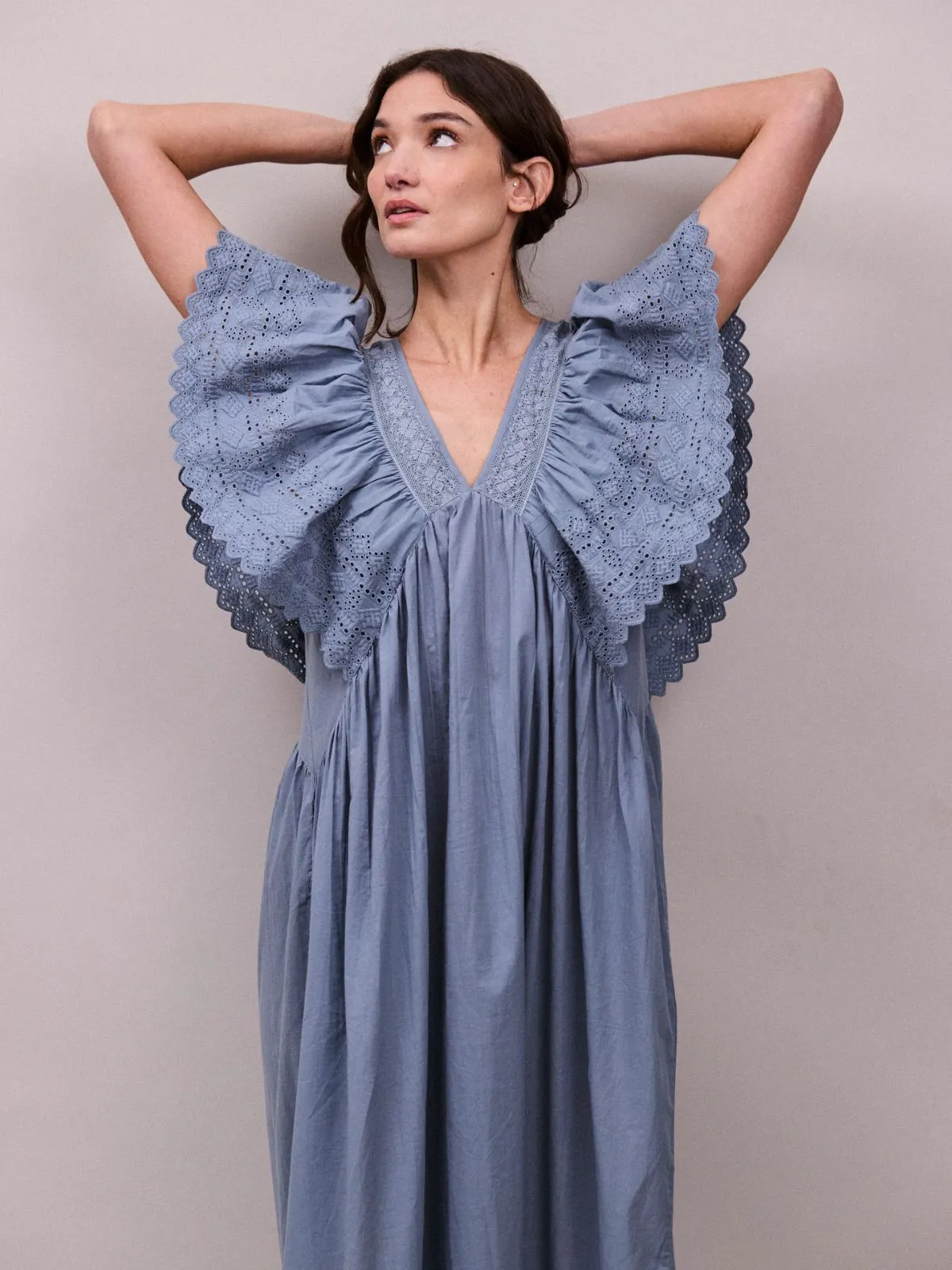 Camelia Dress - Cornflower Blue sold by iris product image thumbnail 3