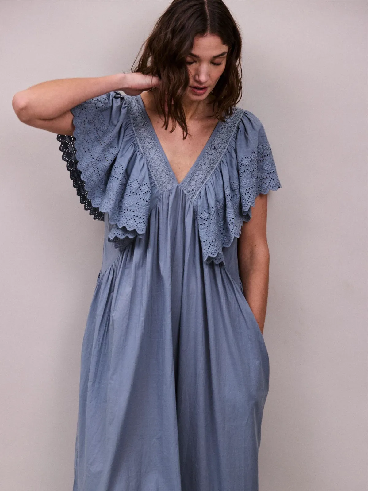Camelia Dress - Cornflower Blue sold by iris product image thumbnail 5