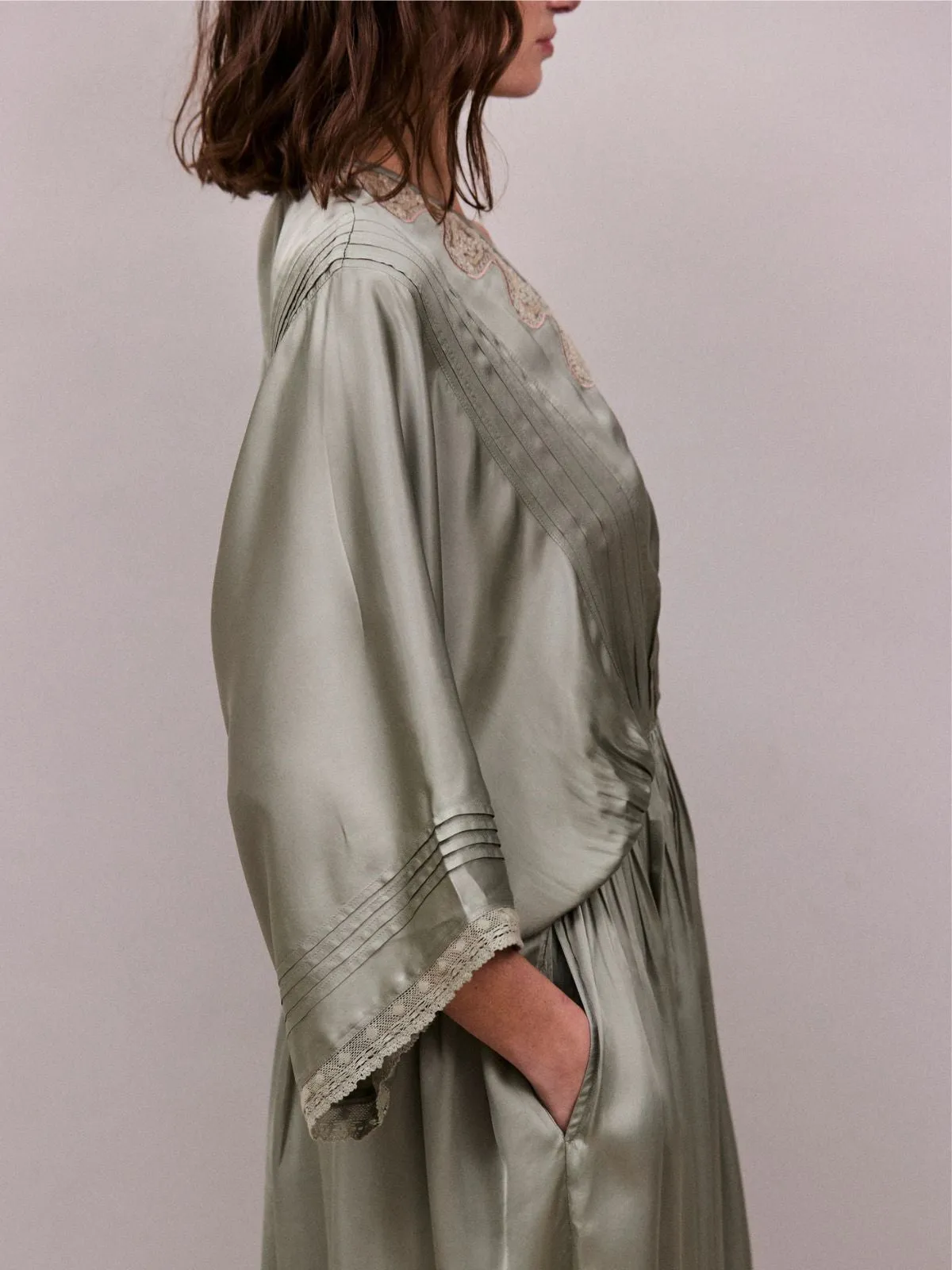 Honeysuckle Dress - Sage sold by iris product image thumbnail 4