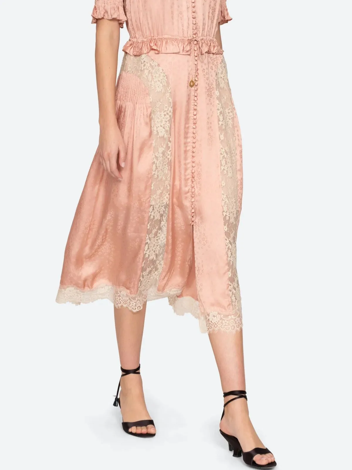 Ethel Puff Sleeve Dress - Rose sold by iris product image thumbnail 5