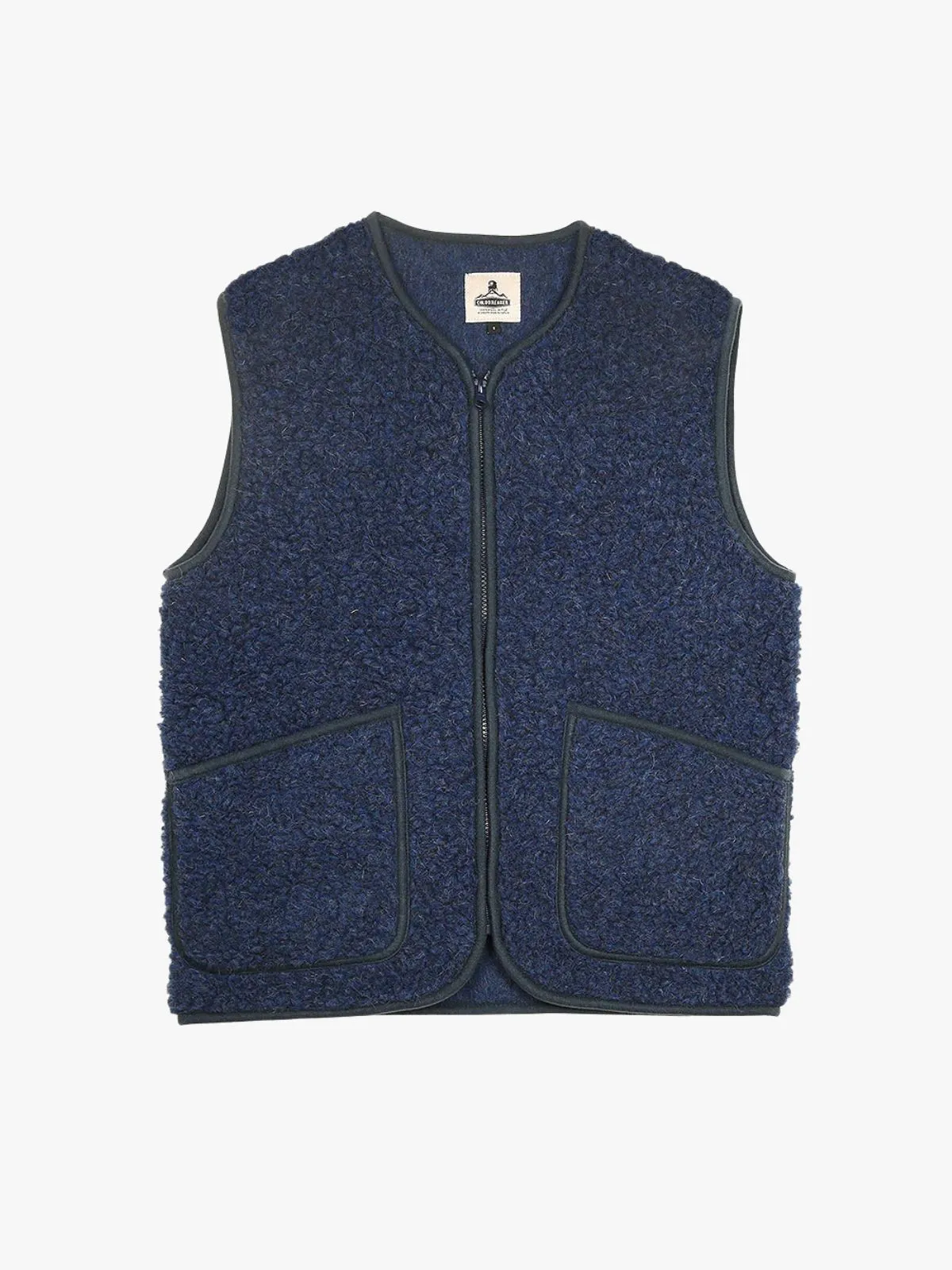 Peptiko Vest Jacket - Dark Blue sold by iris