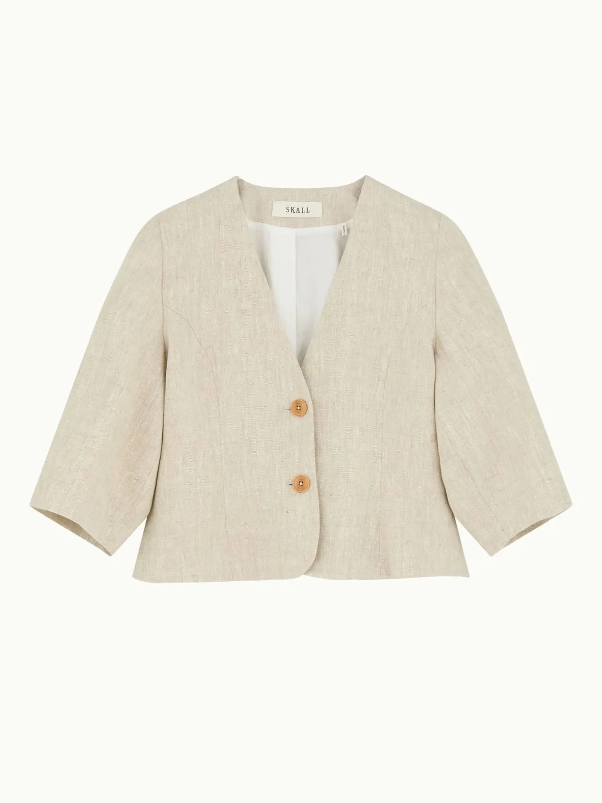 Belleville Linen Blazer - Natural sold by iris product image thumbnail 2