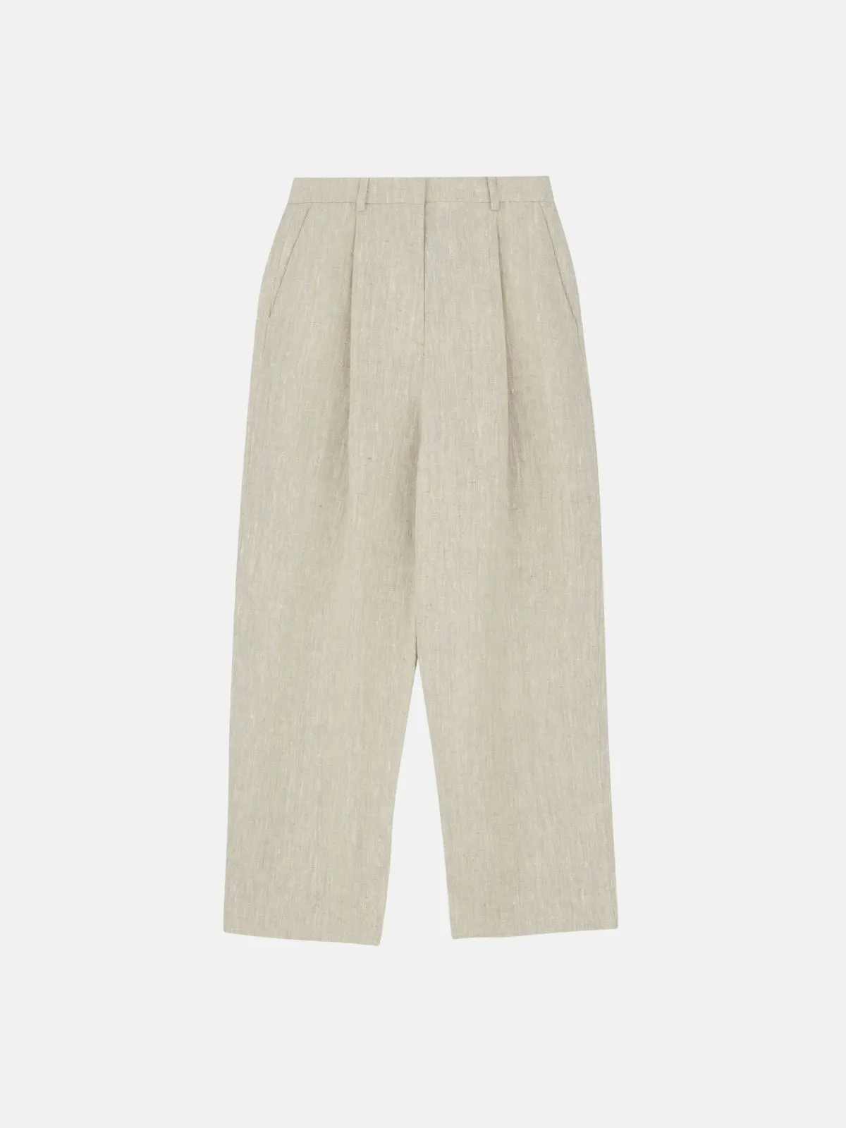 Bob Linen Trousers - Natural sold by iris product image thumbnail 2