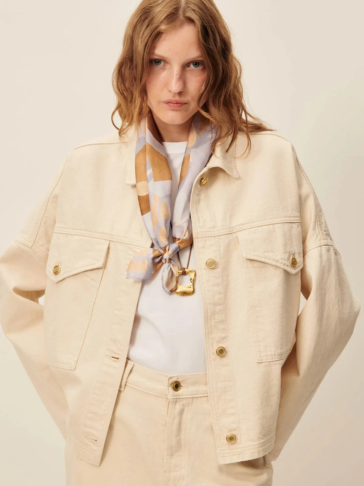 Midwest Jacket - Cream sold by iris