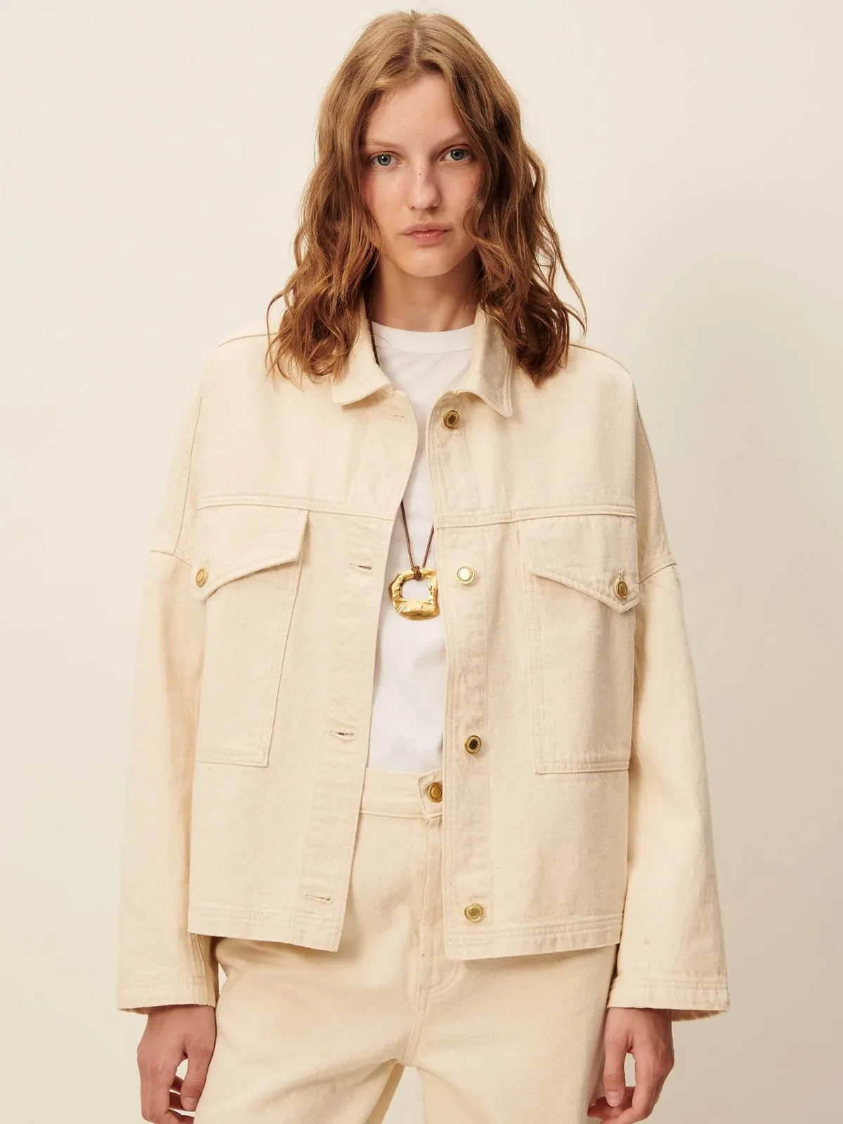 Midwest Jacket - Cream sold by iris product image thumbnail 3