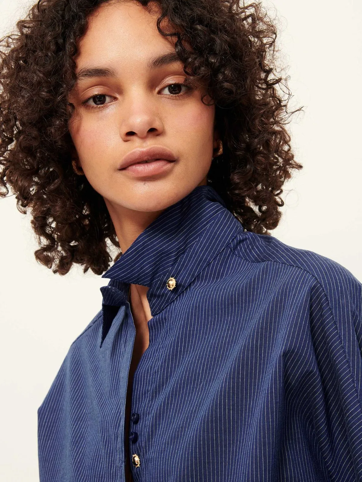 Fontania Overshirt - Blue sold by iris product image thumbnail 5