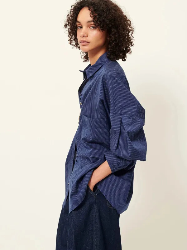 Fontania Overshirt - Blue made by Sessun